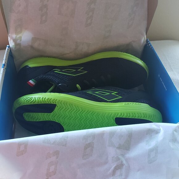 lotto Other - New Lotto Navy Neon Green Sneakers. Men 11,5
